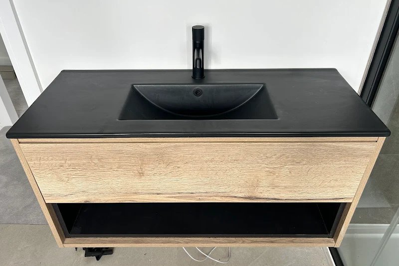 Premium bathroom finish