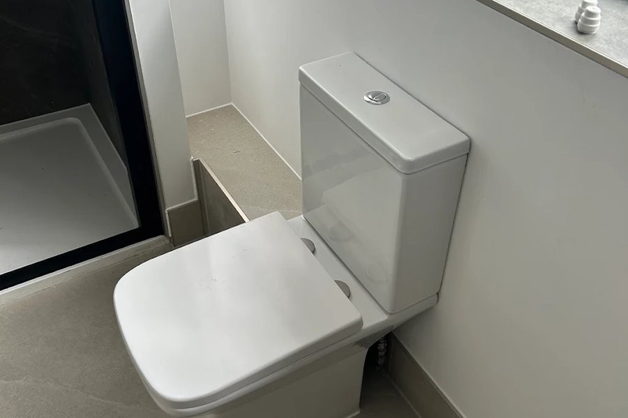 Bathroom renovation finish