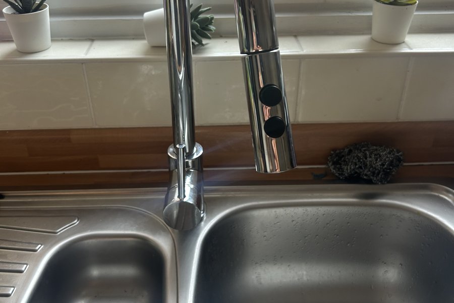 Completed plumbing fit
