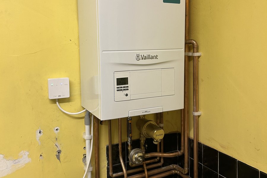 Completed boiler install by AJL